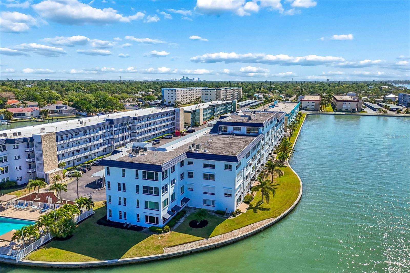 Aerial of Building - Rear