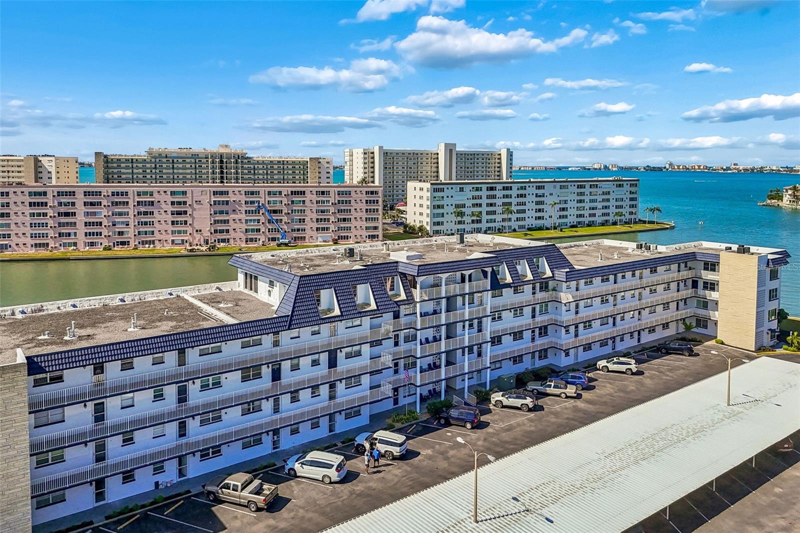 Aerial of Building - Front