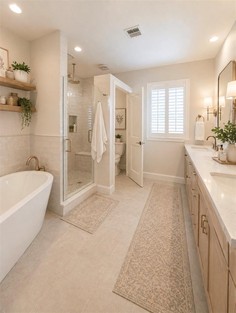 AI generated Primary Bath Redesign