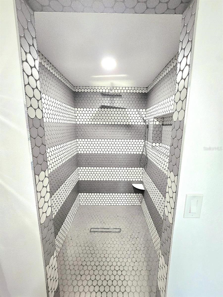 Over sized Master bath shower.