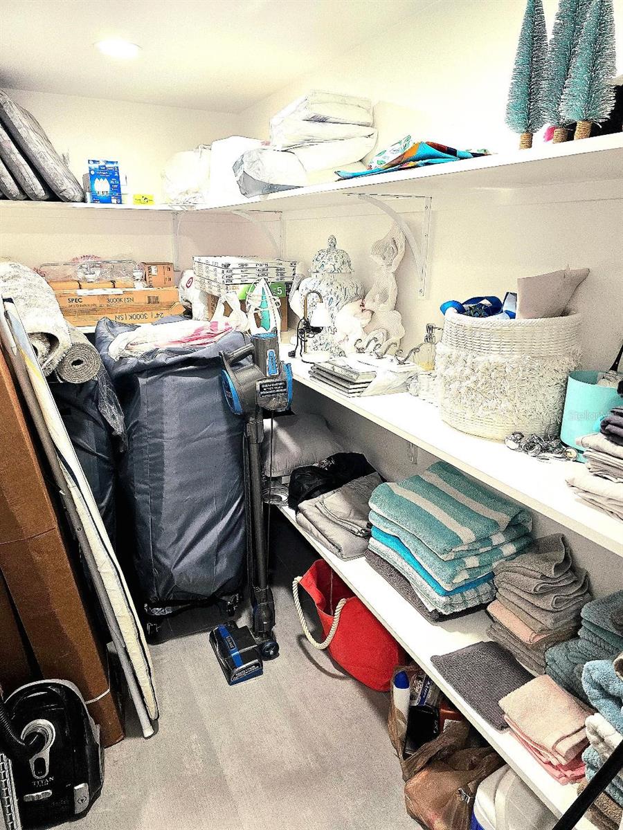 Large storage closet, will hold all and more!