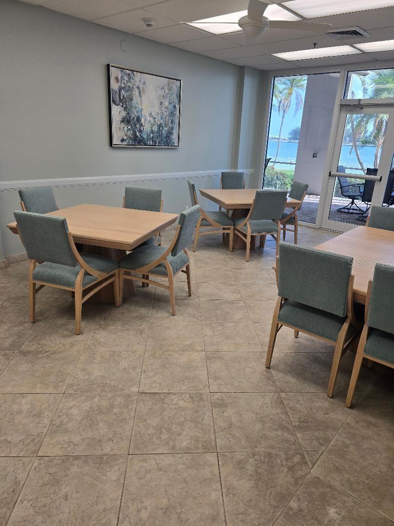 Community dining area.