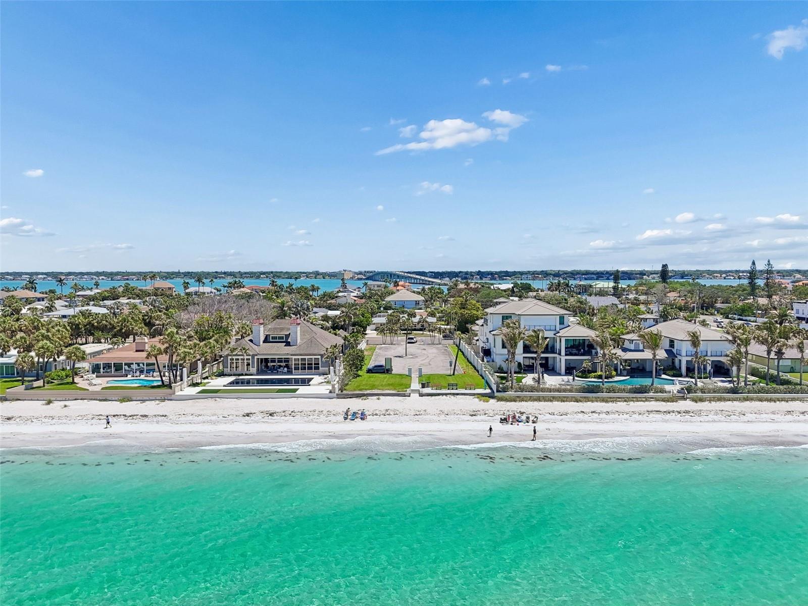 Belleair Beach Residents only parking and beach access.