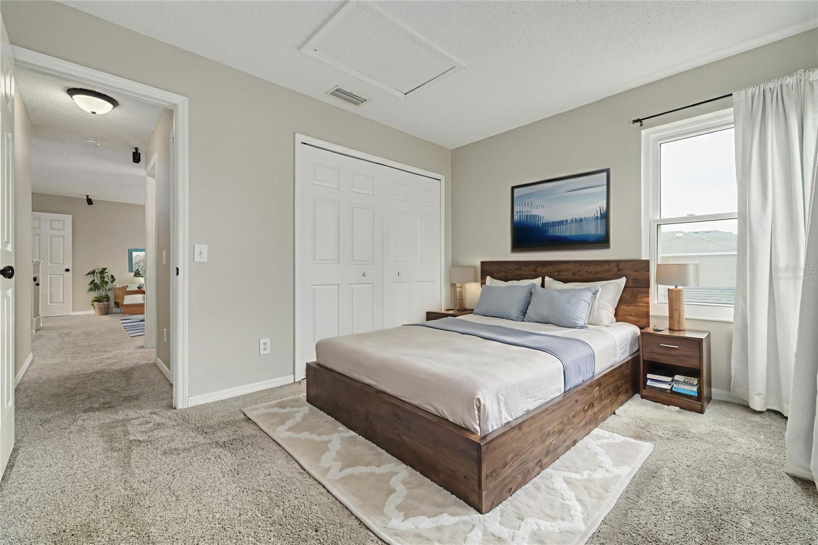 Virtually Staged, Bedroom #4, upstairs
