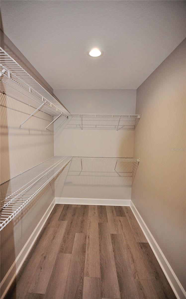 Primary walk in closet