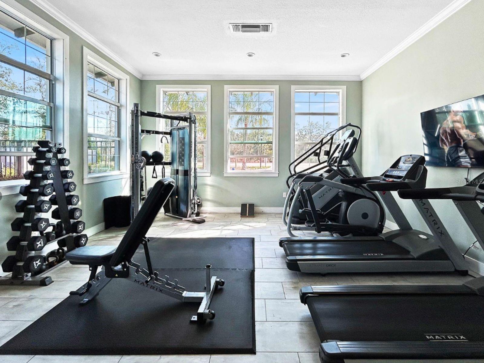 Community fitness center.