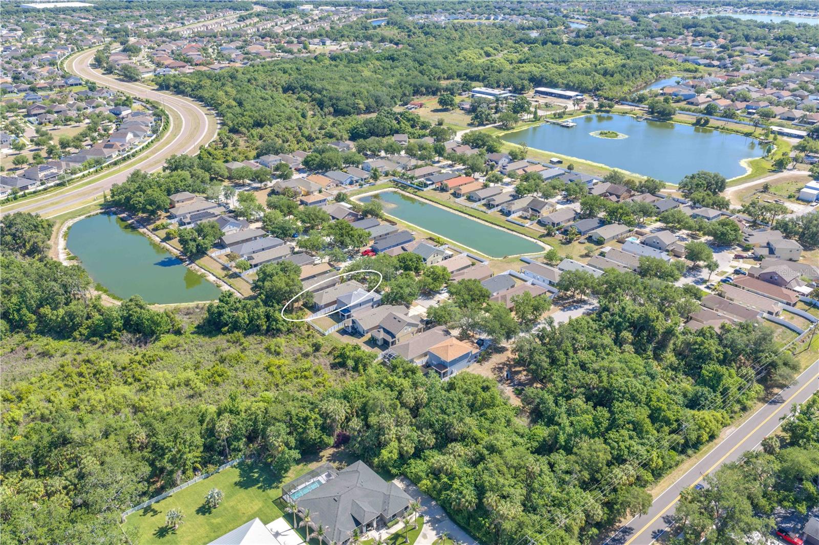 Aerial View of neighboring Communities.