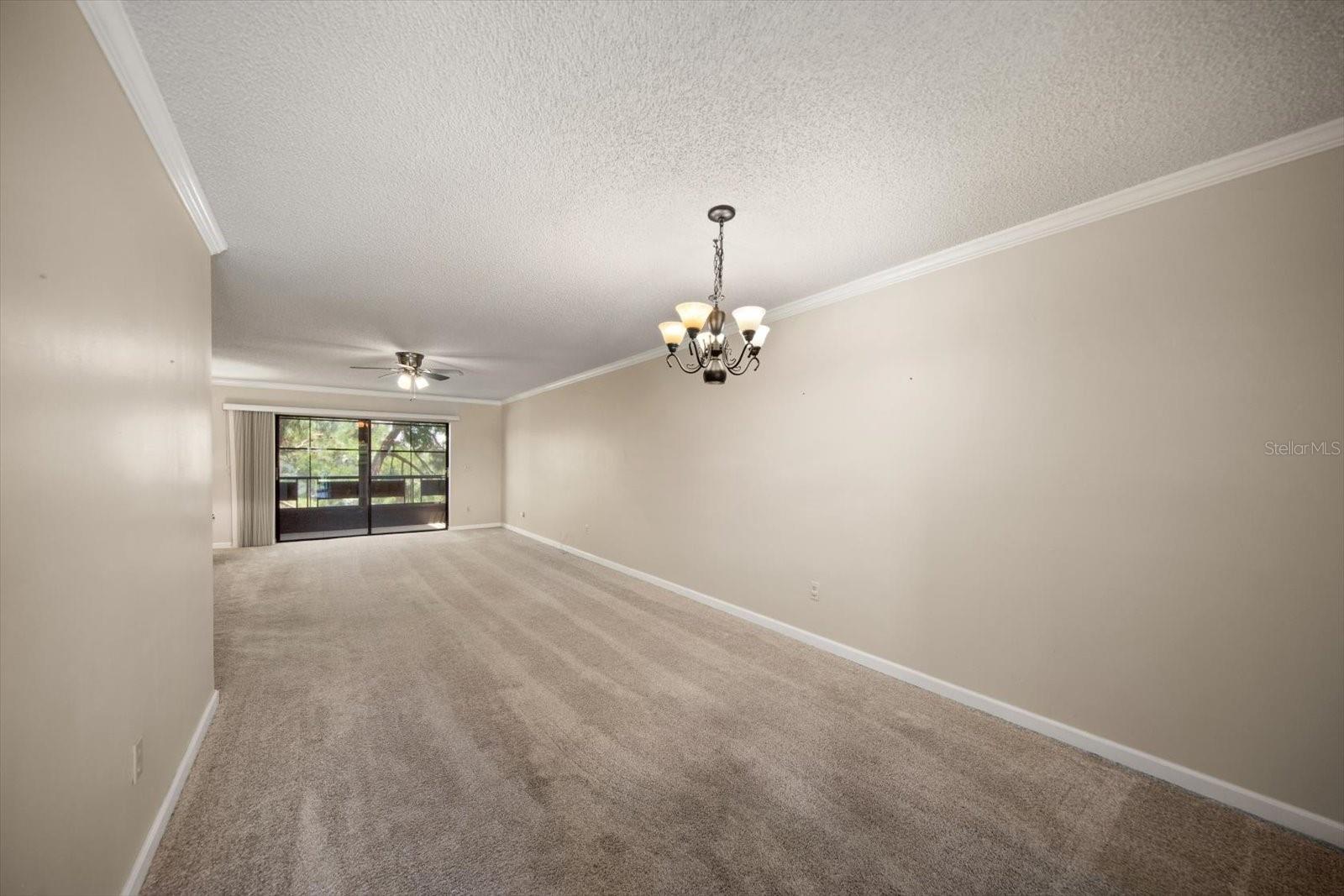 Living Room and Dining Room
