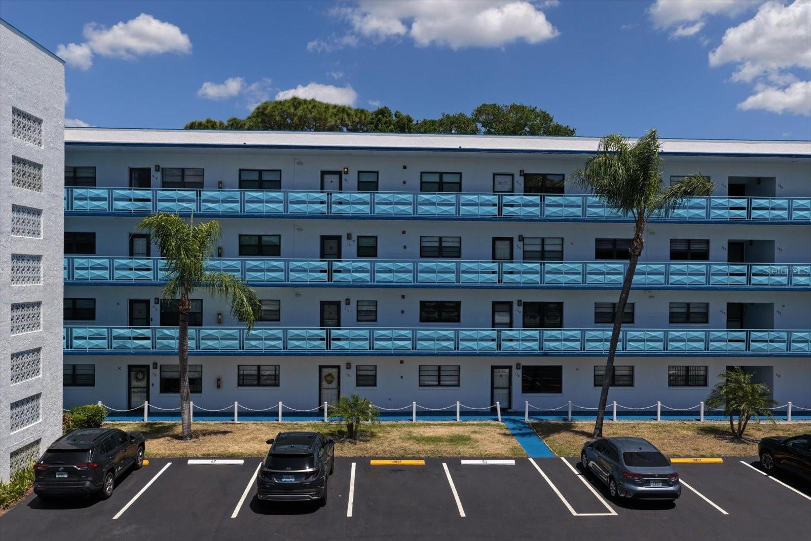 fourth floor, penthouse level.  What a great condo.