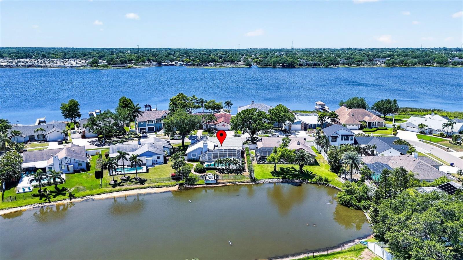 Lake Seminole across the street!
