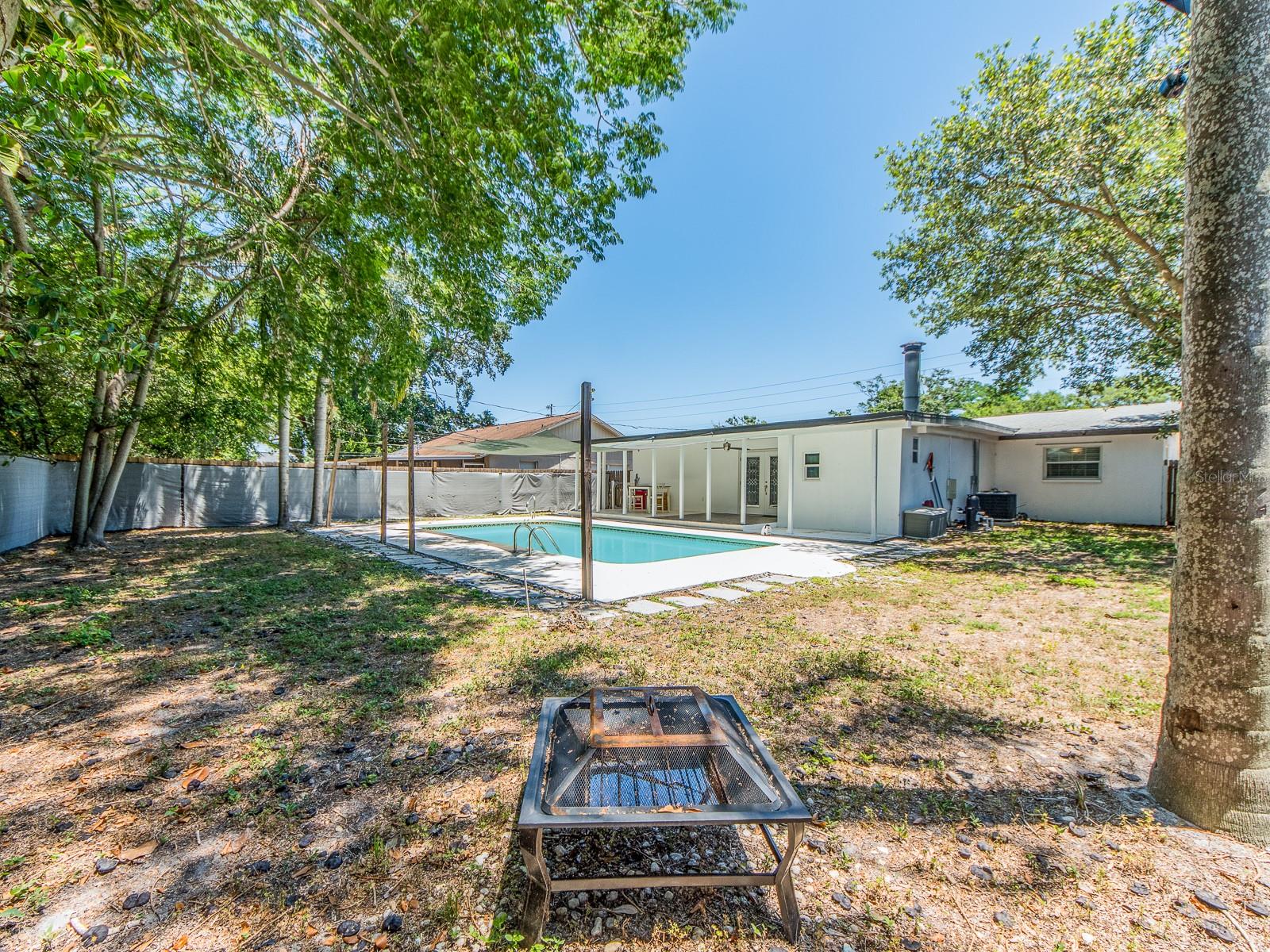 LARGE FENCED IN YARD