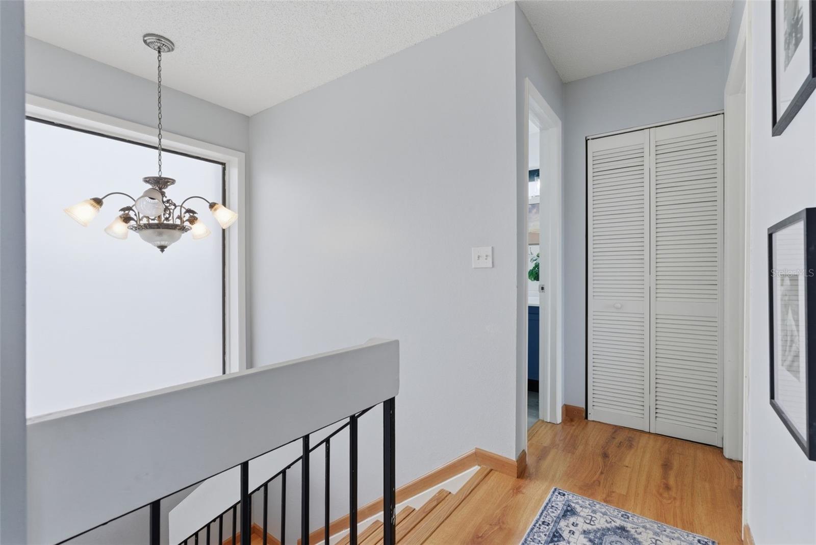 upstairs hallway