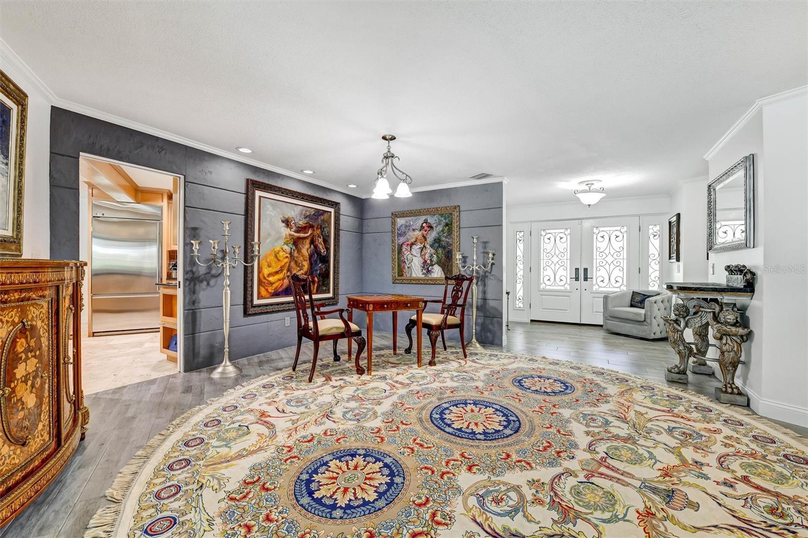 Formal dining area