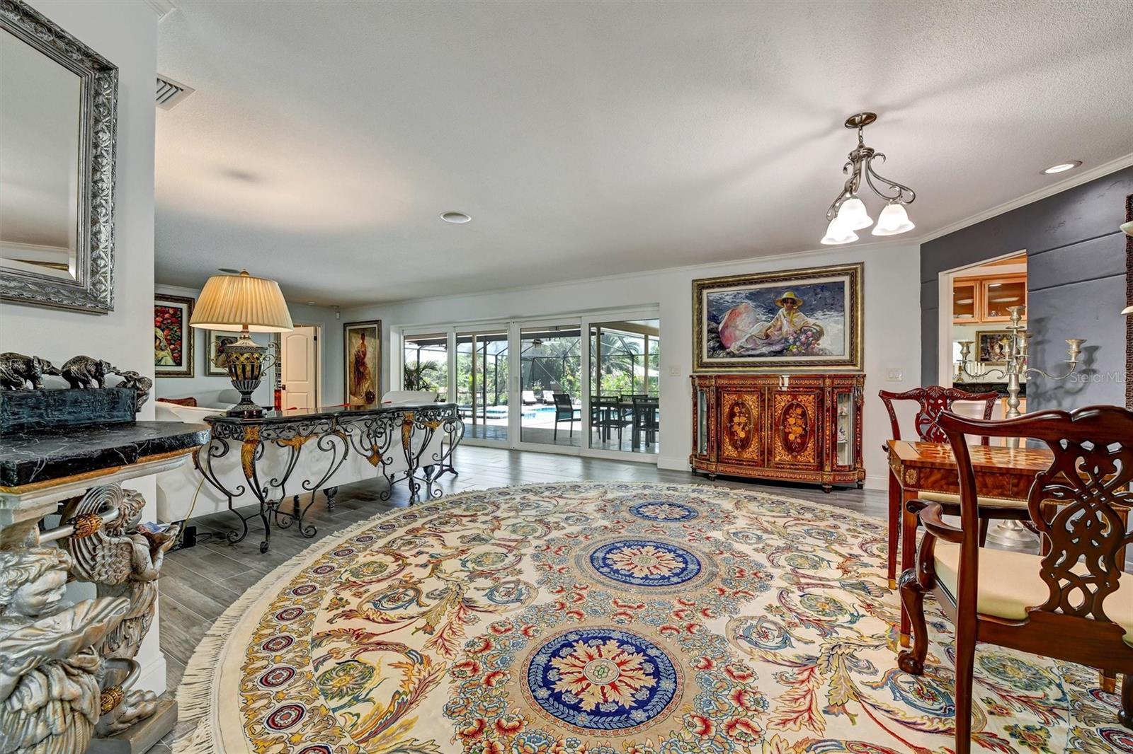 Formal dining area and formal livingv room