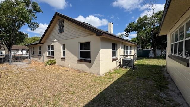 huge yard with future guest house