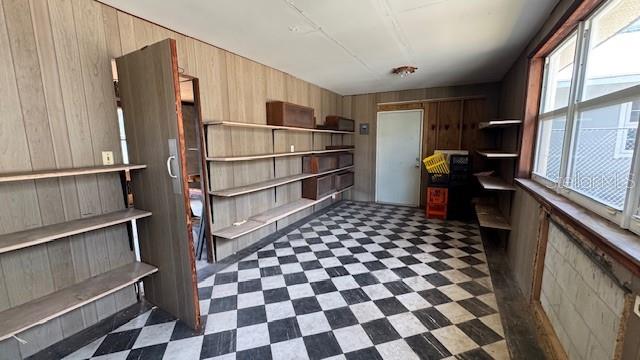 unfinished garage