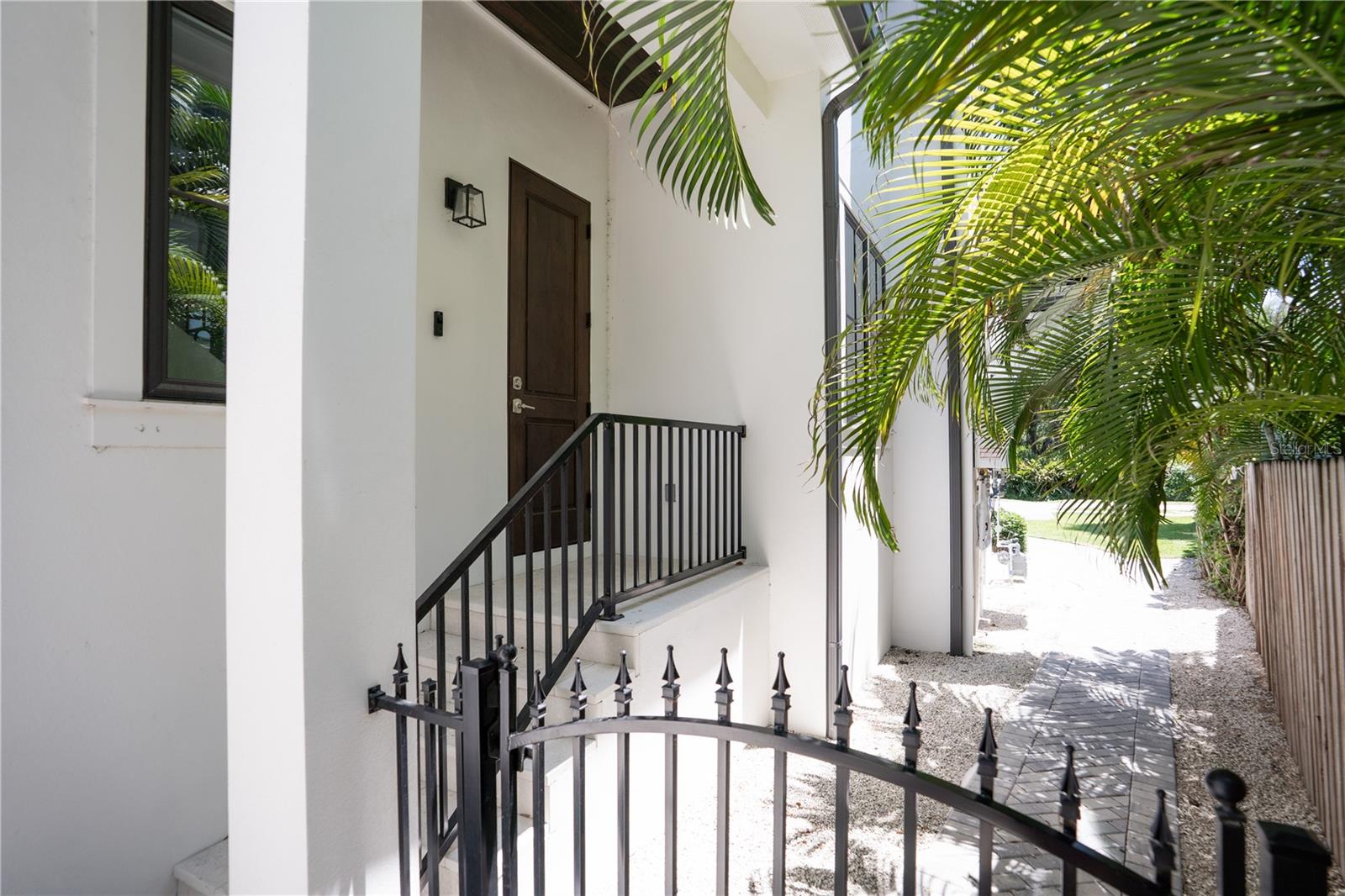 Private Entrance for Office Wing of House