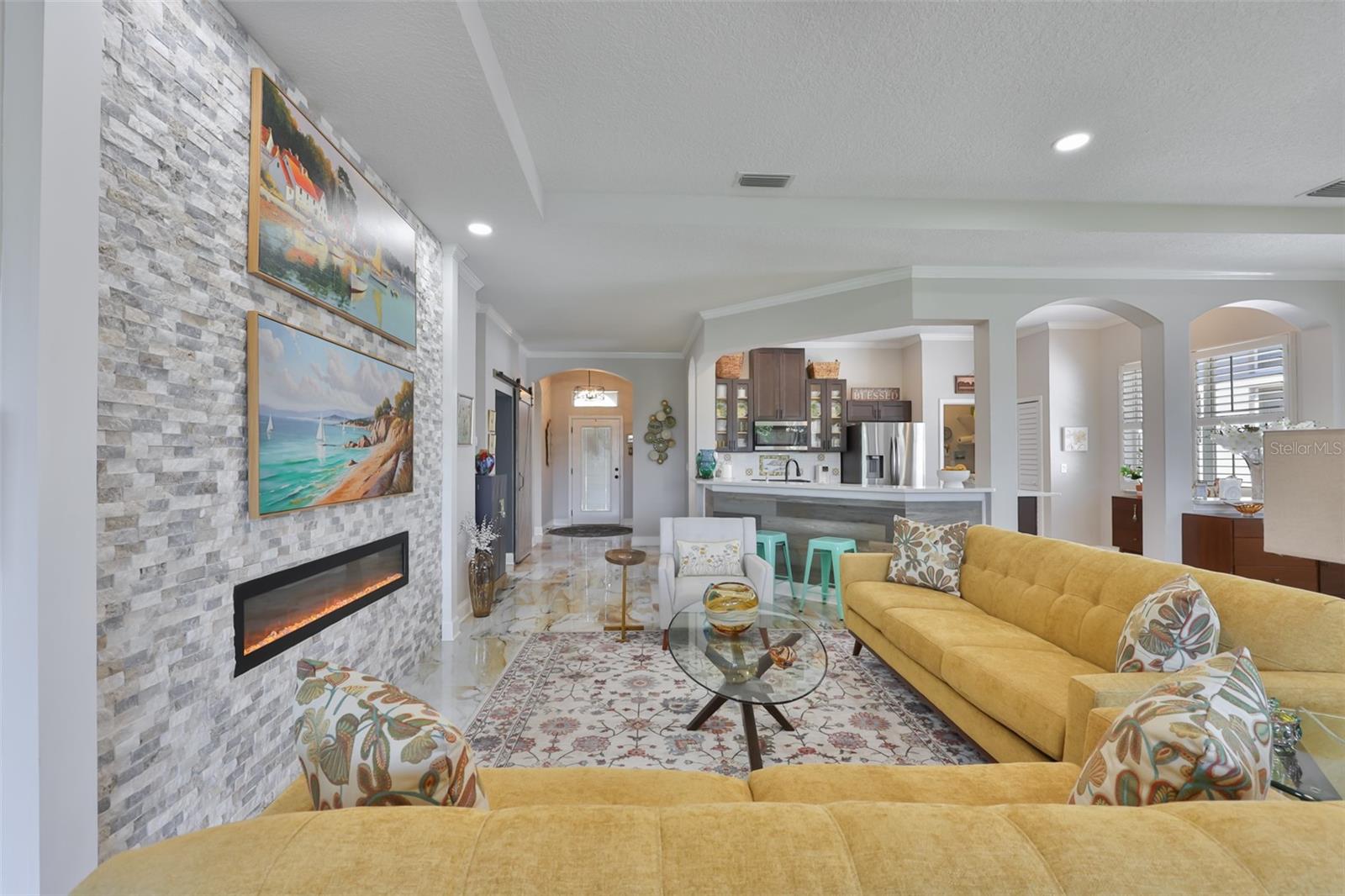 Perfect for entertaining family and guests.  The open environment allows for constant interactions.