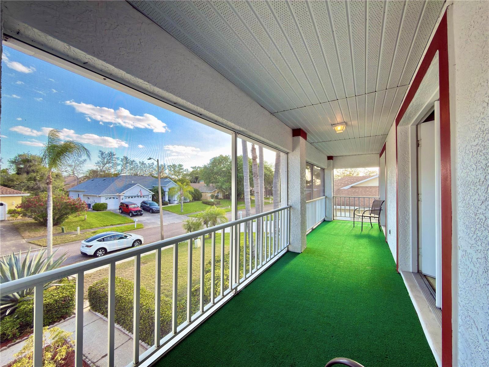 Upstairs Balcony- Front Facing
