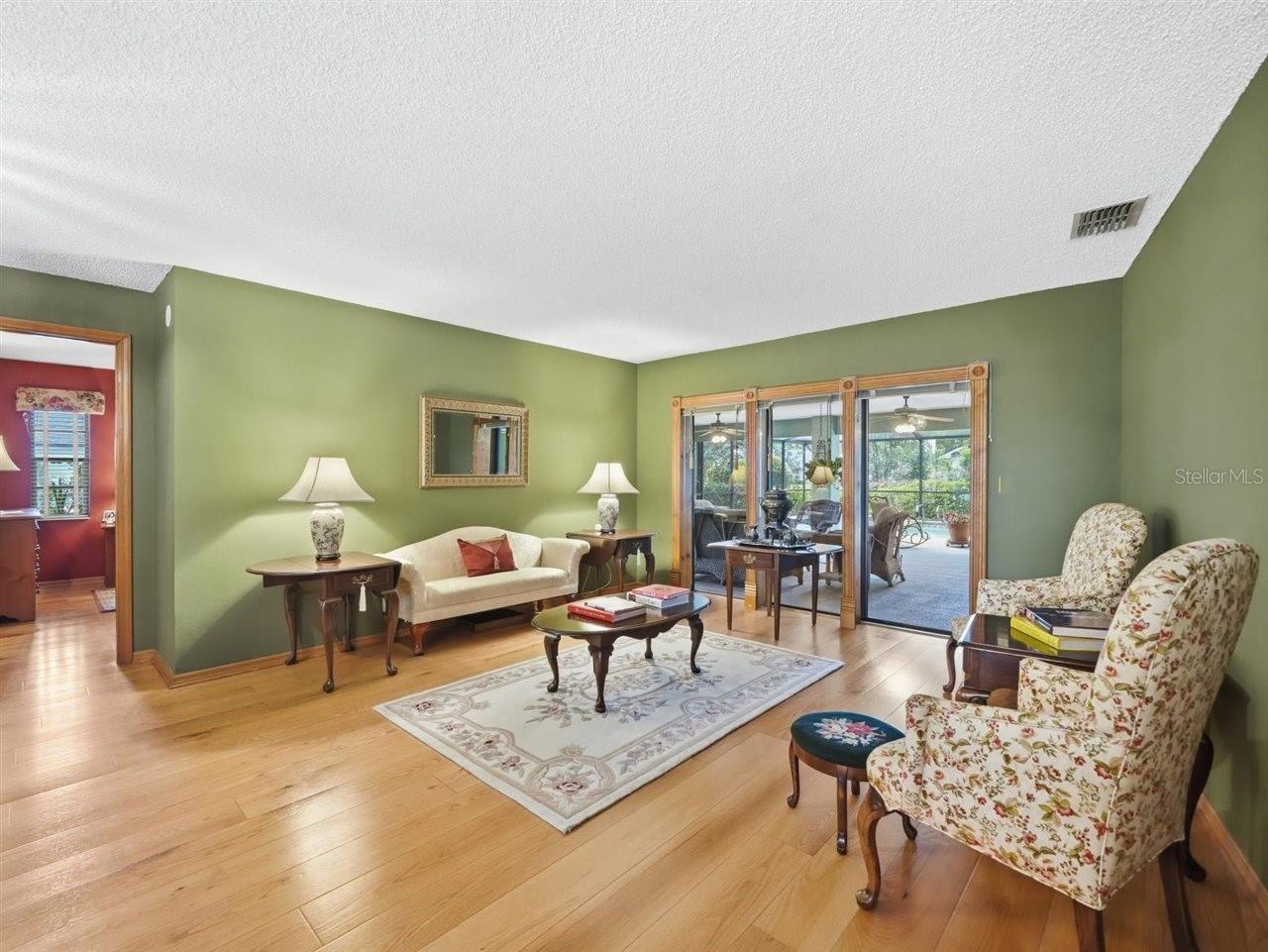 Living Room with view of Master suite