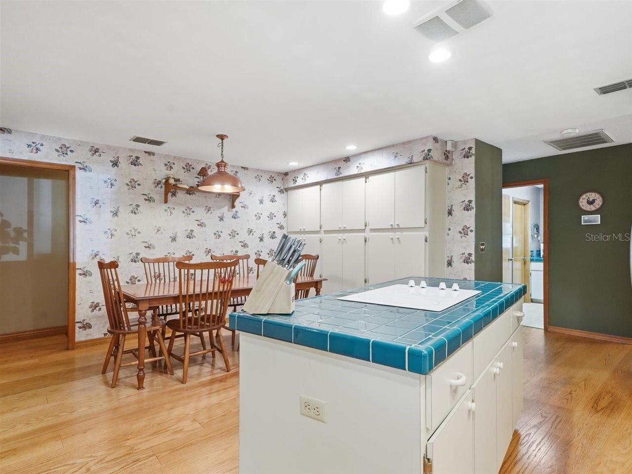 View from Kitchen to family room