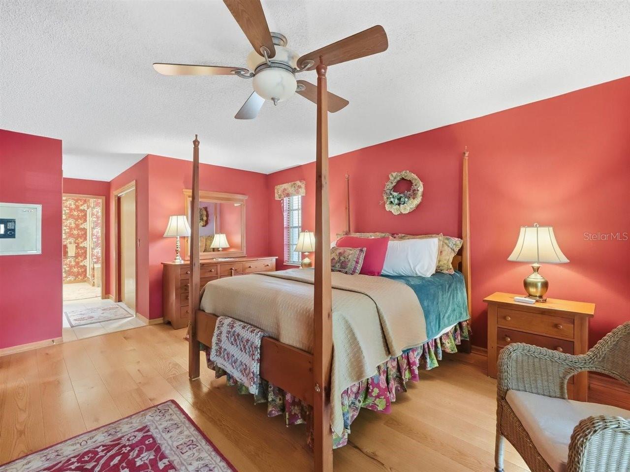 Wall space for larger pieces of furniture