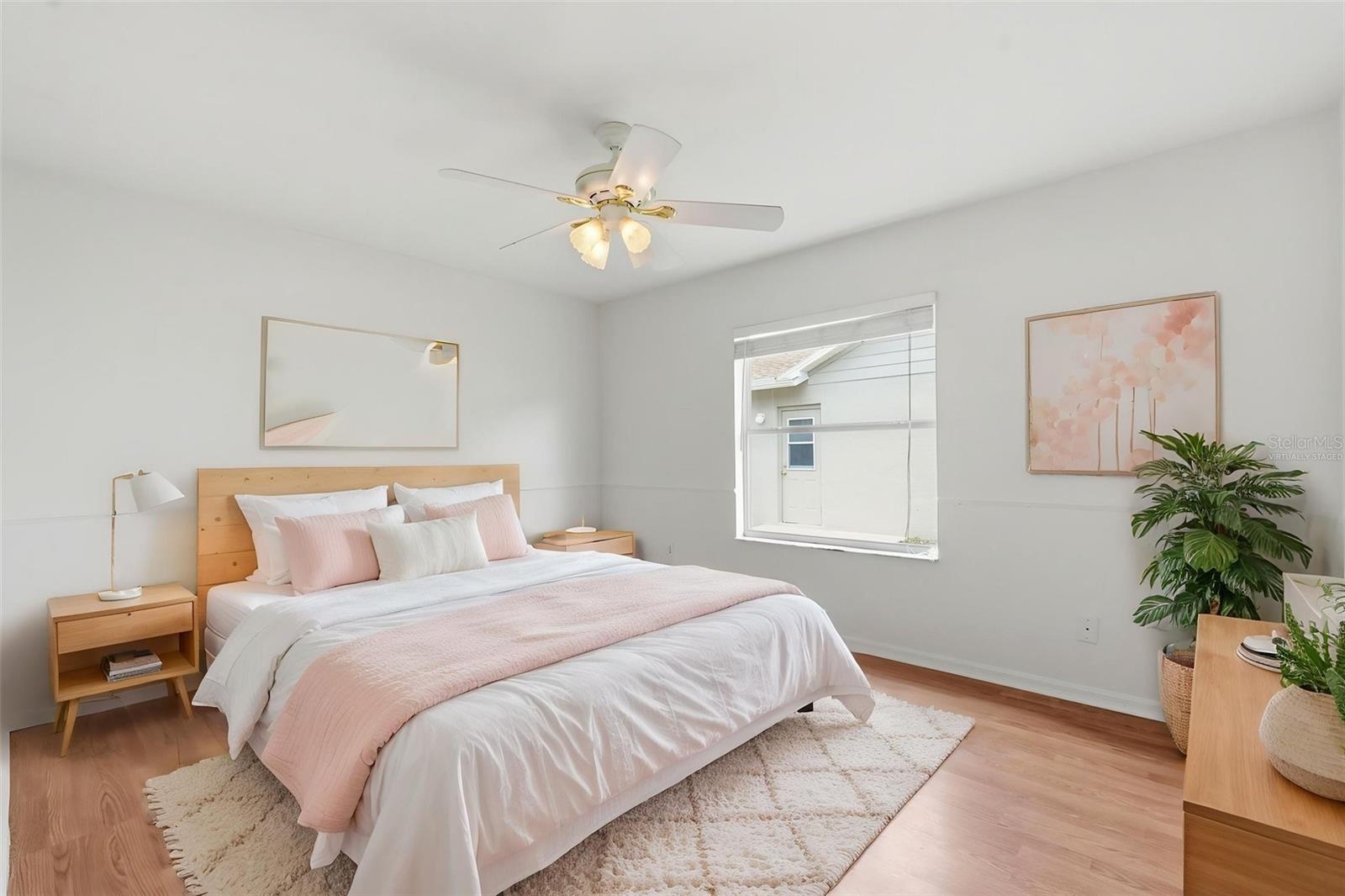 Second bedroom virtually staged