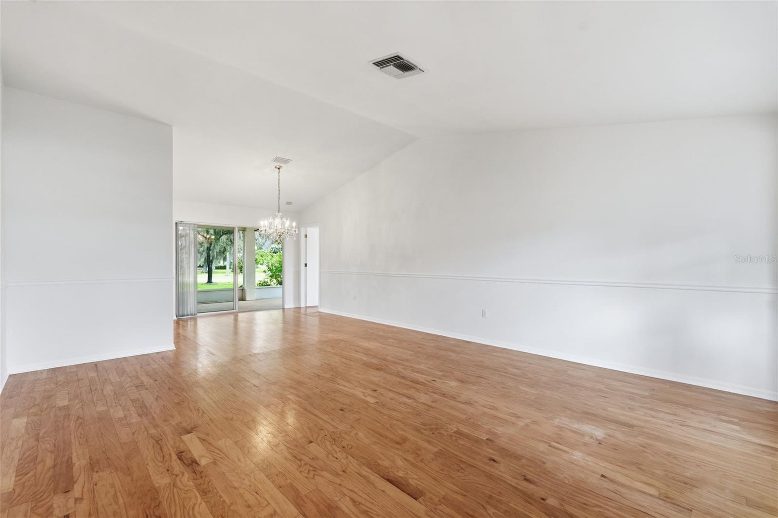Family Room and dining room