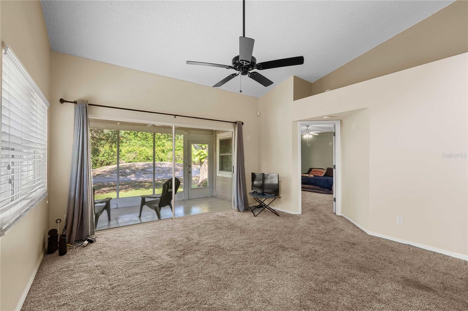 Living room and Lanai