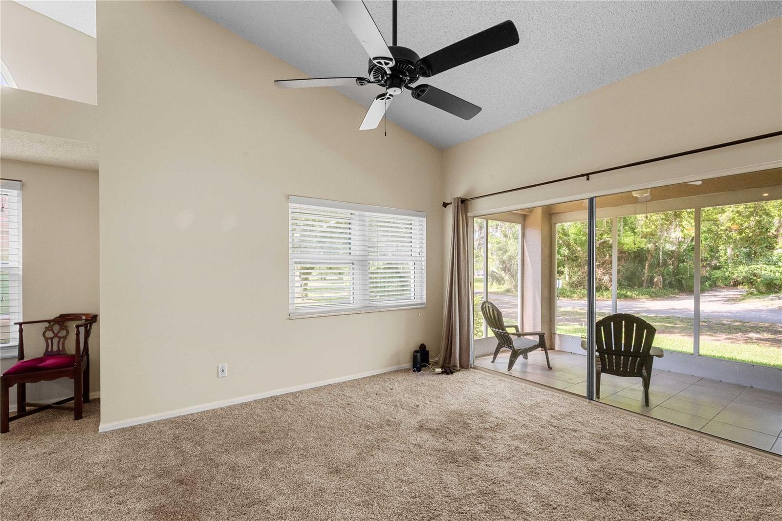 Another view of Living room and Lanai