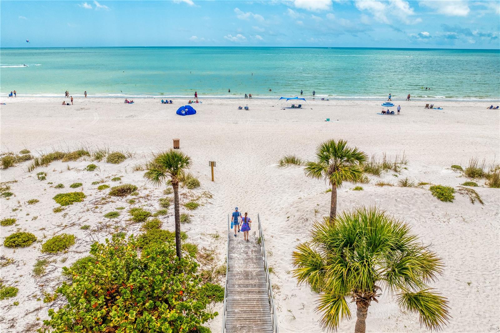 Beach access steps away from front door
