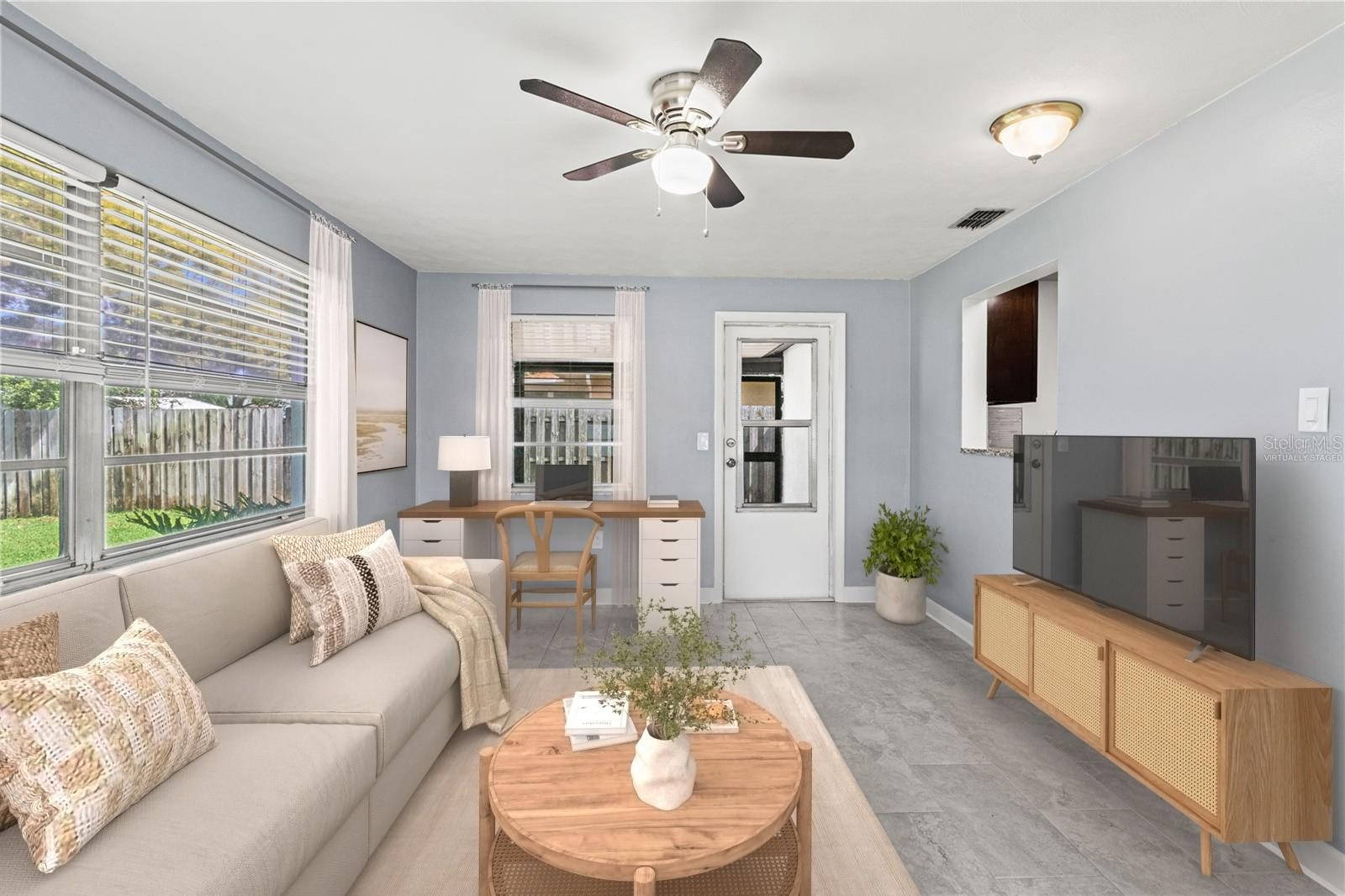 Virtually Staged - Family Room