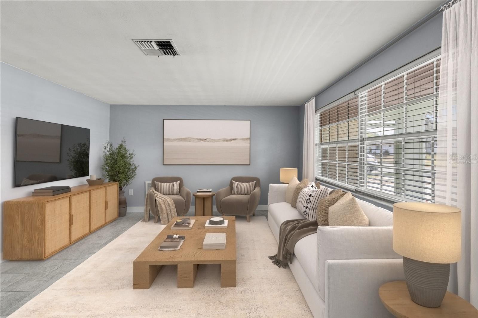 Virtually Staged - Family Room