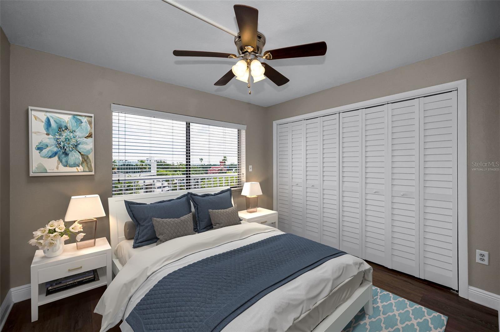 2nd bedroom - virtually staged