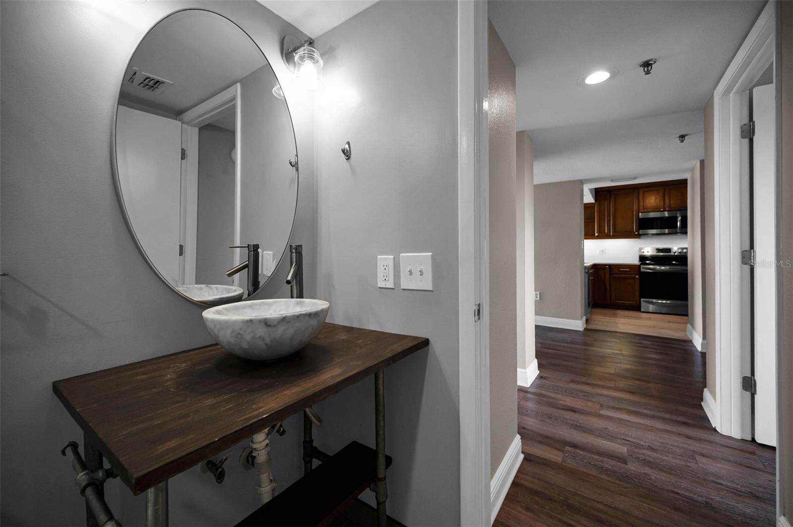 Bathroom #2 off hallway