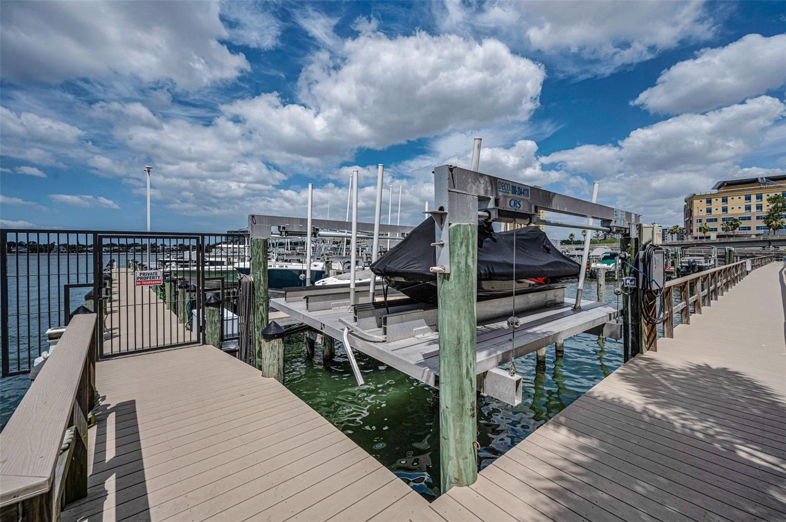 Private community dock