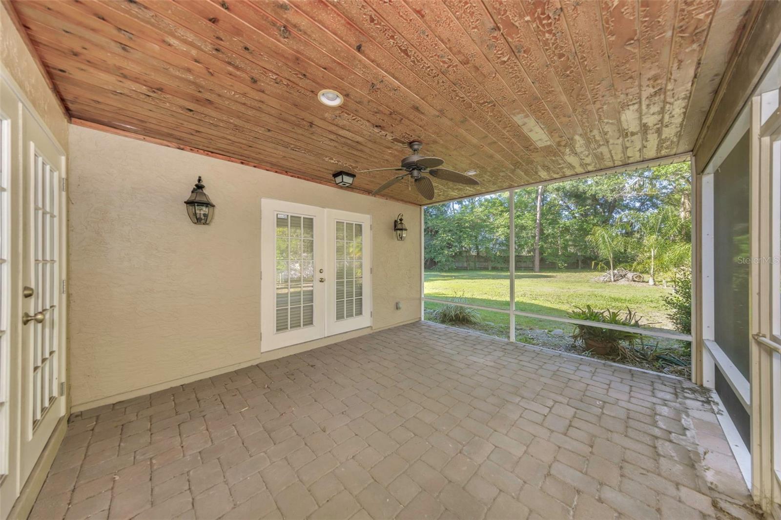 Rear Patio - Reverse View