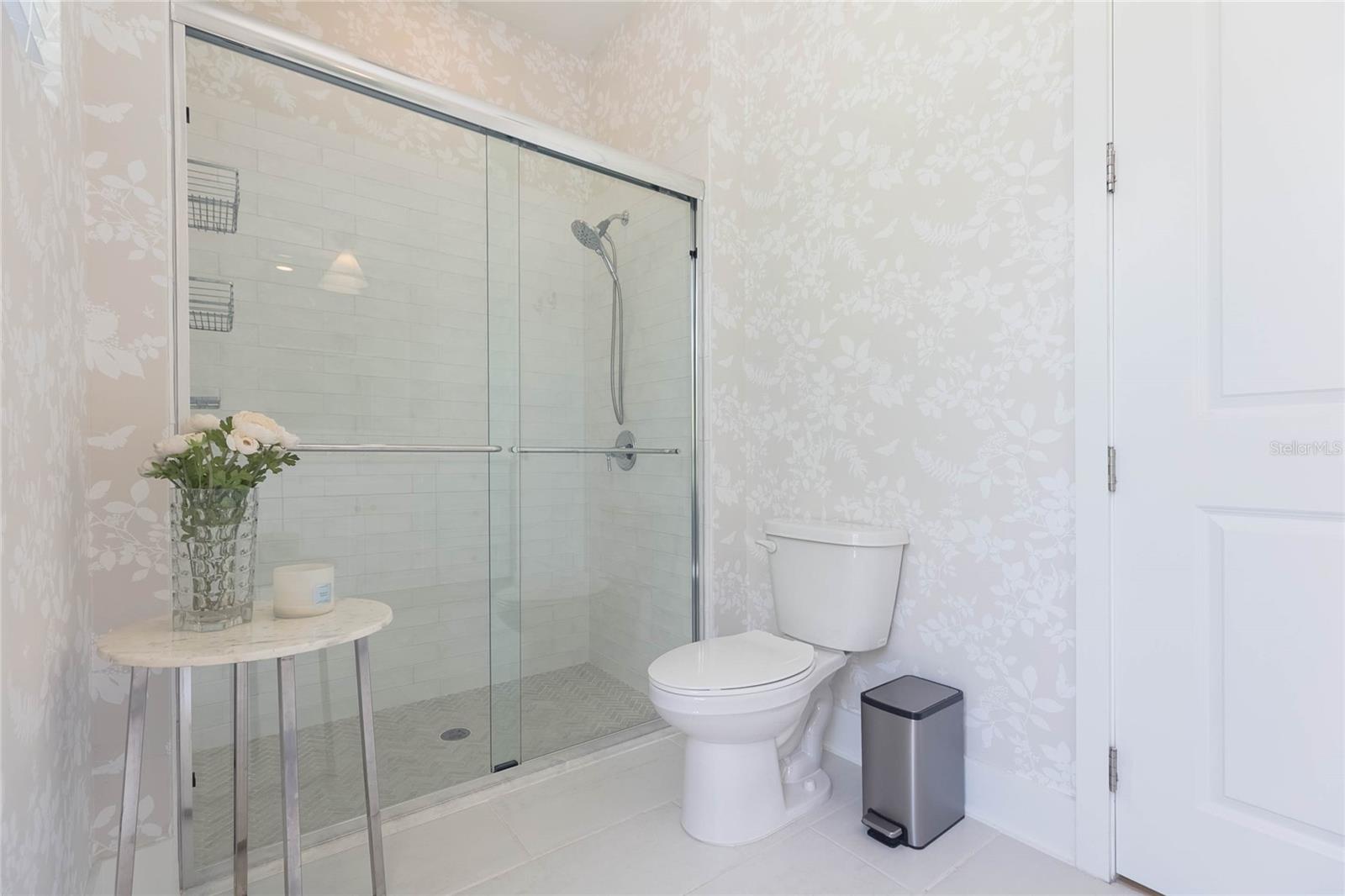 First Floor Bathroom w Access to Pool