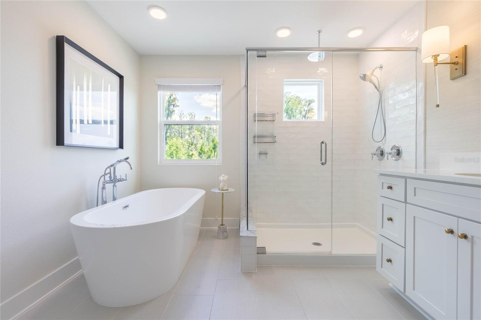 Soaking Tub & Rain Shower