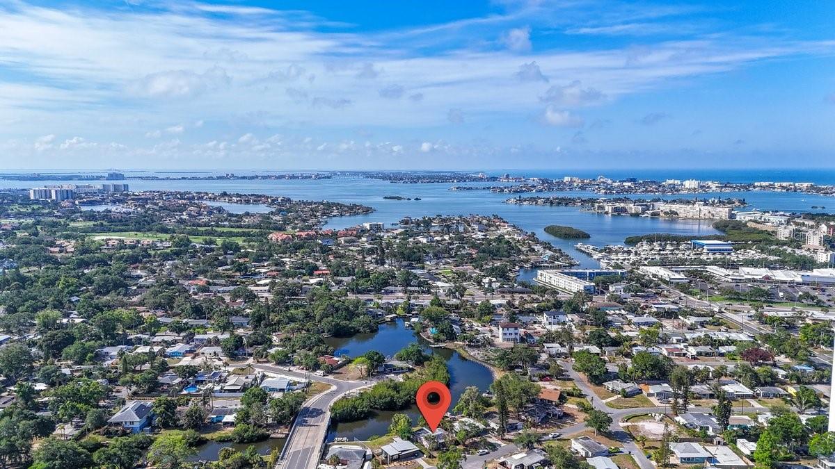 Waterway access to Boca Ciega Bay