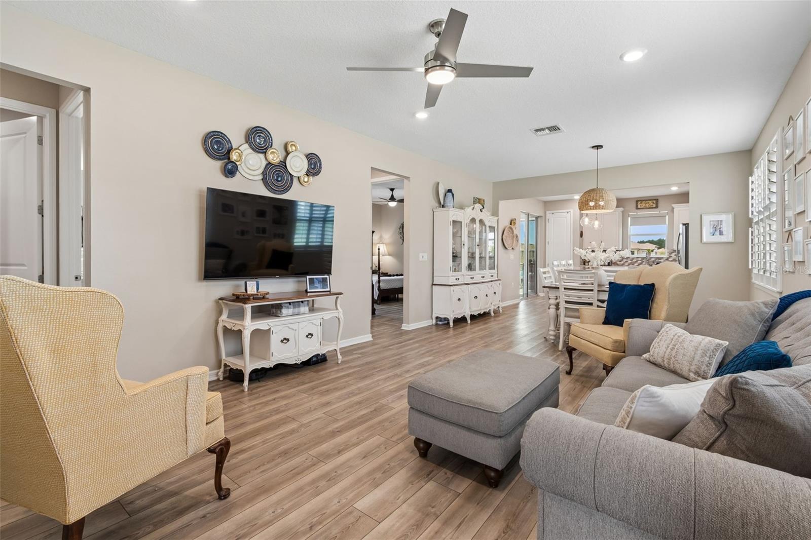 Porcelain Tile Flooring Throughout