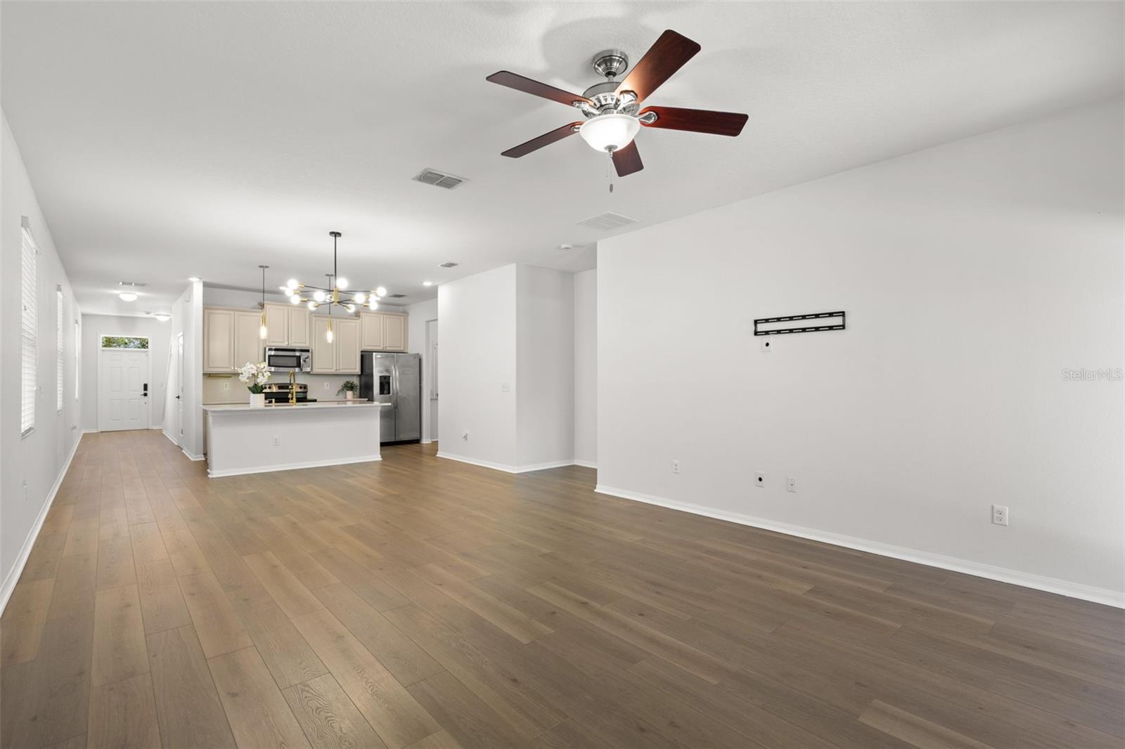 Living & Dining overlooking Kitchen