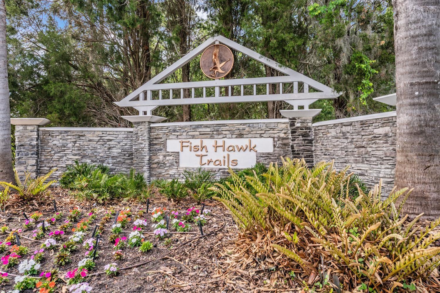 Fish Hawk Trails is a 24 hour guard gated community.