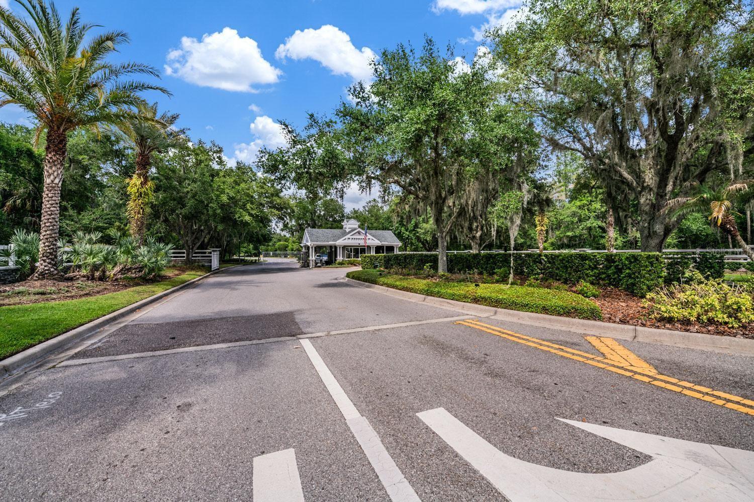 Fish Hawk Trails is a 24 hour guard gated community.