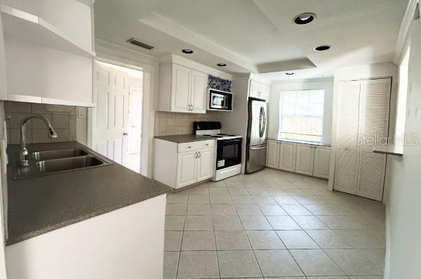 Enough room for a small breakfast or bartop table