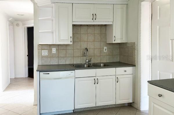 Dishwasher, Sink and Cabinet