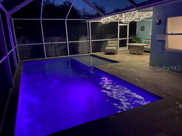 Nigh time oasis