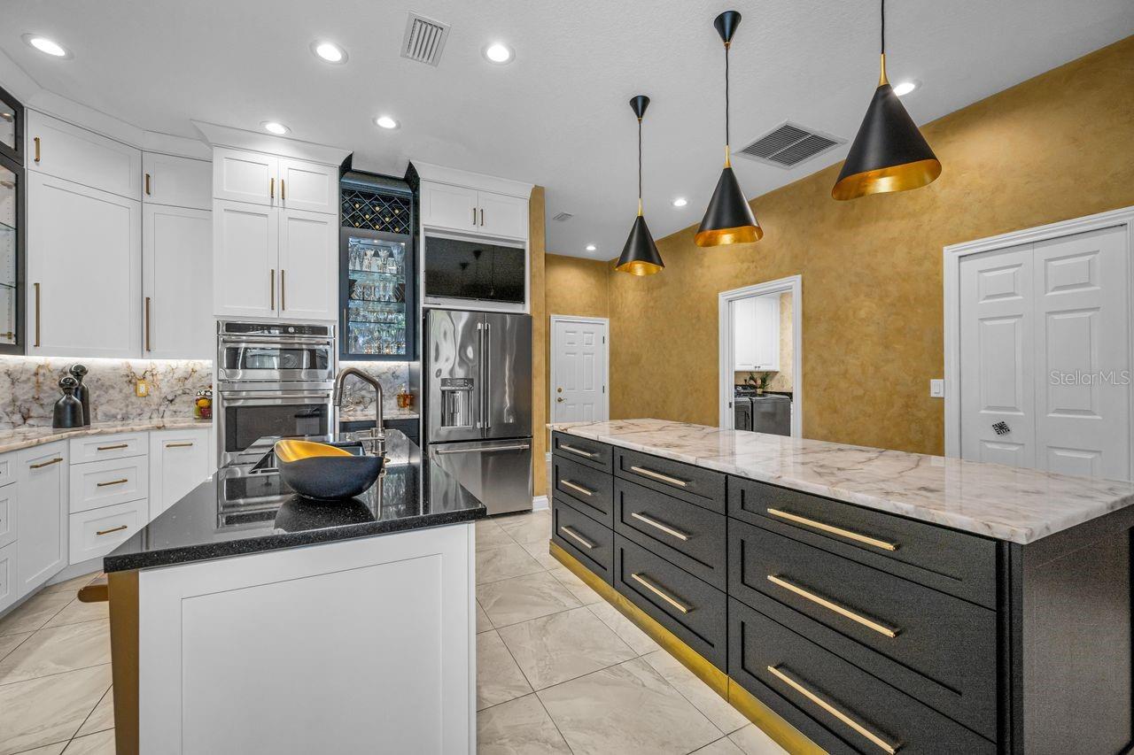 Plenty of Storage in this Large Kitchen