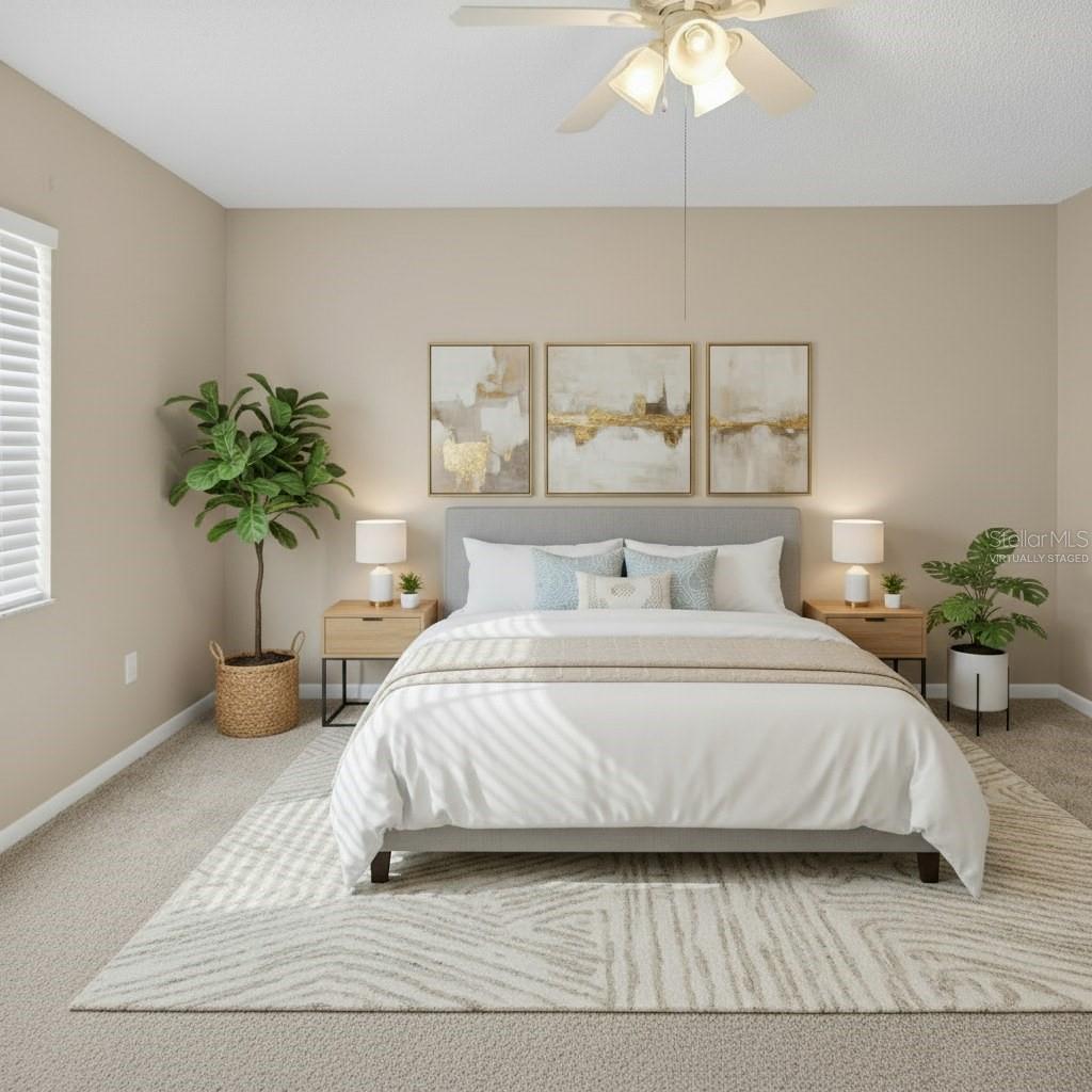 Virtually Staged Bedroom 2