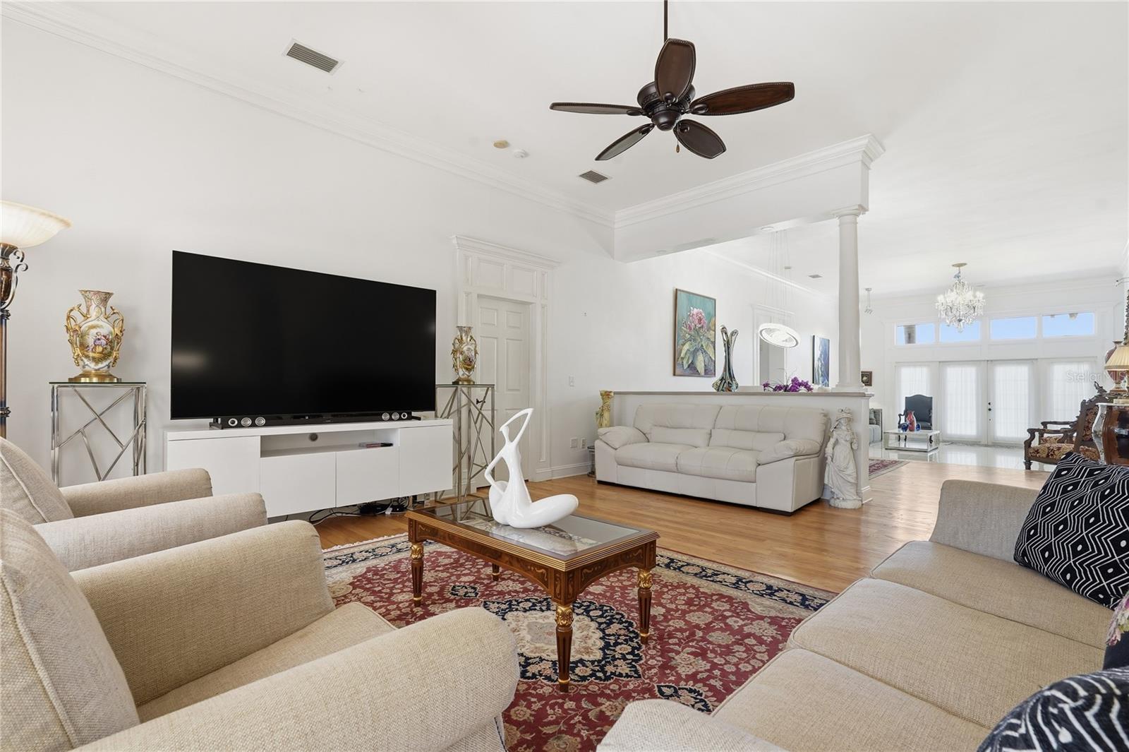 NEUTRAL COLOR WAS ADDED TO THE WALLS AND CEILING RECENTLY